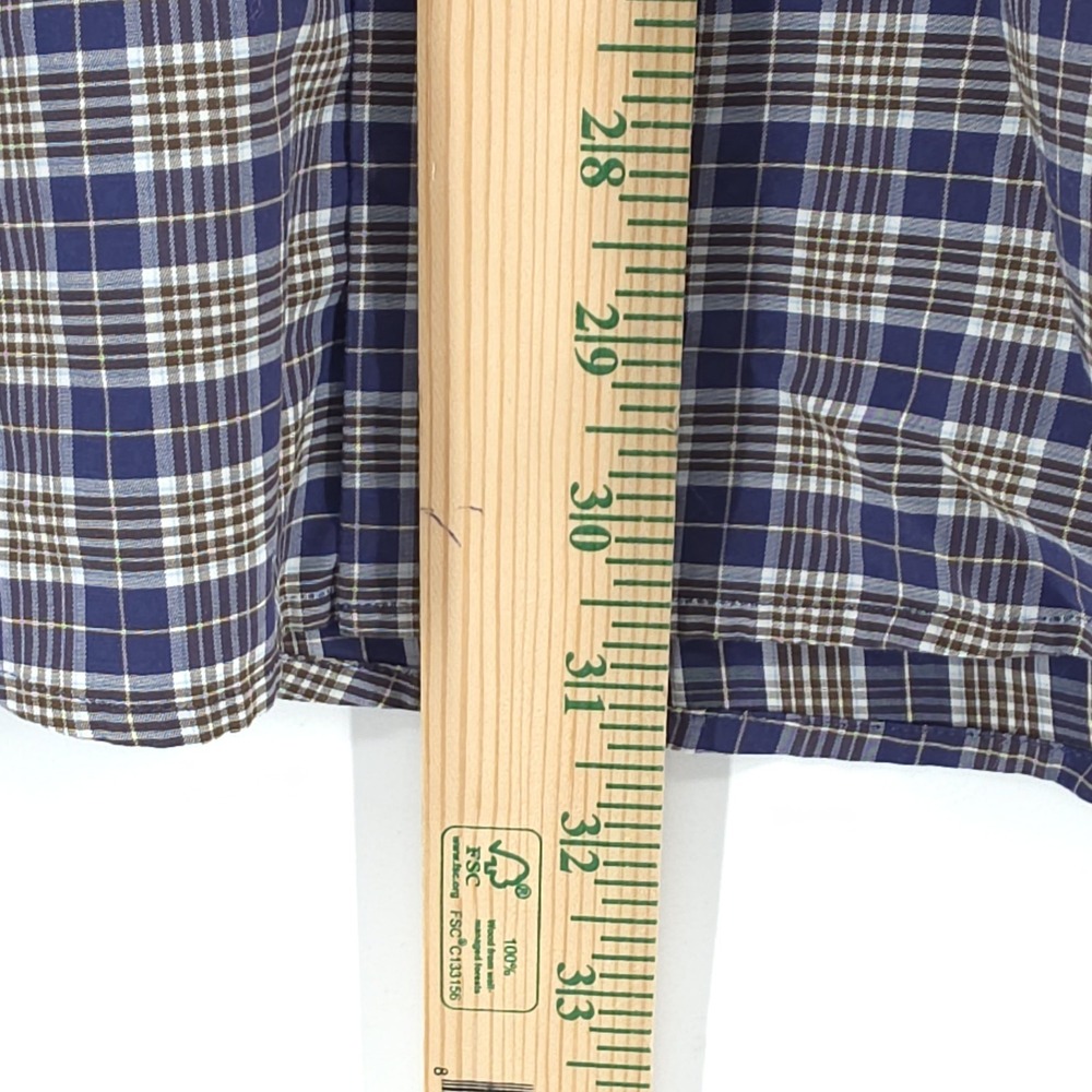 Peter‎ Millar Shirt Mens XL Long Sleeve Multicolor Cotton Plaid Button Up - Picture 7 of 8